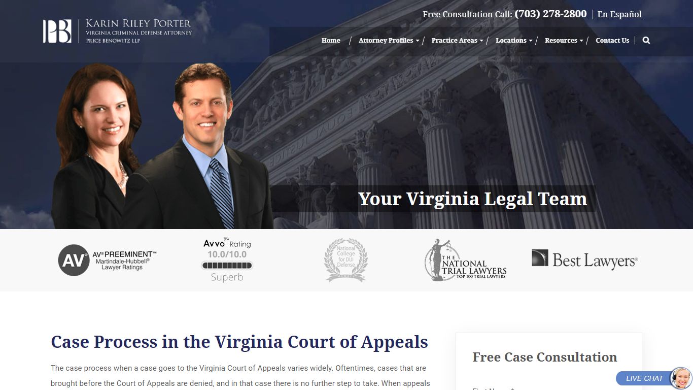 Case Process in the Virginia Court of Appeals | Defense Lawyer